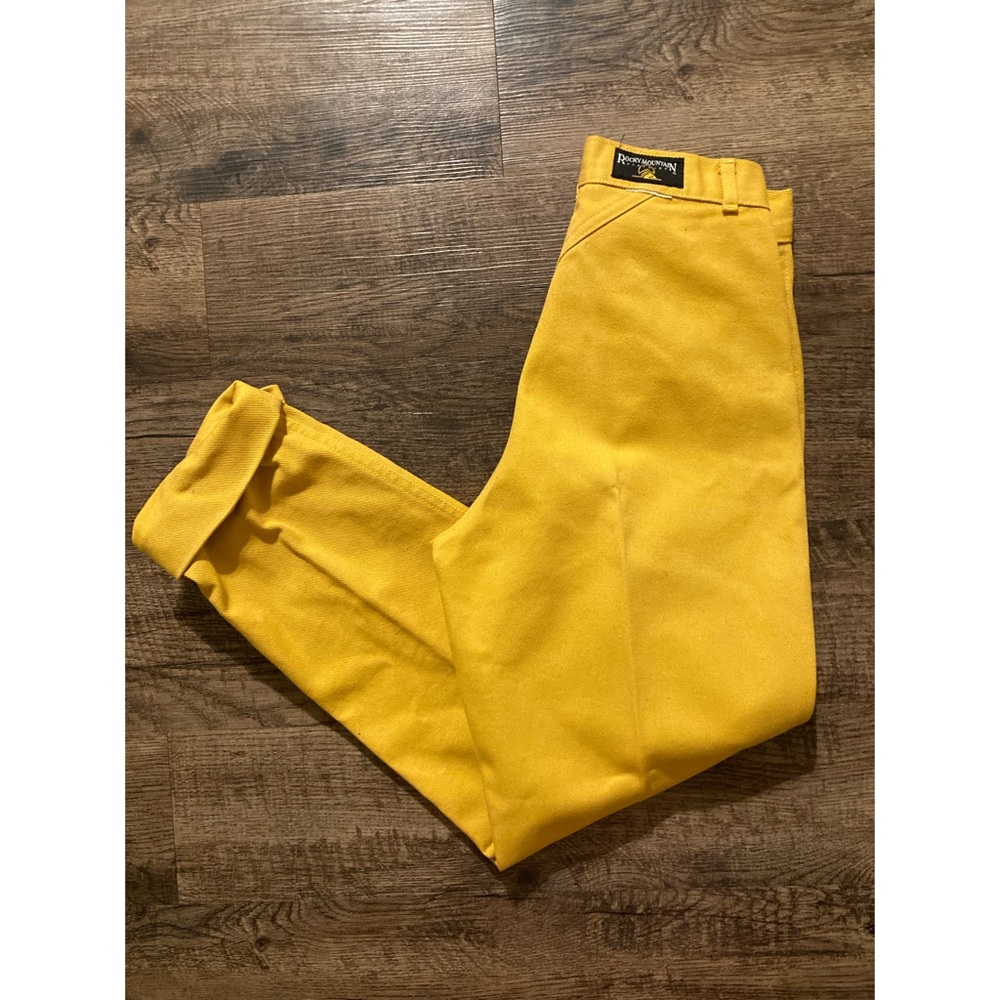 Vintage Yellow Rocky Mountain Jeans